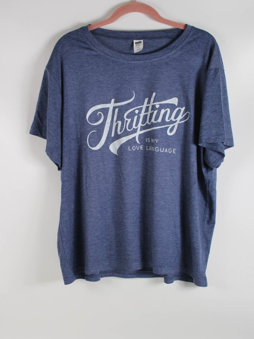 NWOT Thrifting Is My Love Language Graphic Tee - P2P 22"